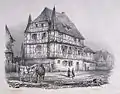 Maison à Illkirch où fut signée la capitulation de Strasbourg en 1681