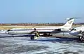 Iliouchine Il-62 de Domodedovo Airlines sur le tarmac en 1998.