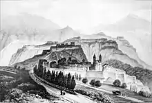 Briançon, par Alexandre Debelle, avant 1836.