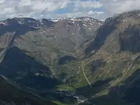 Vue de l'Im hintern Eis (au fond sur la droite).