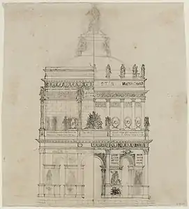 Projet pour un arc de triomphe, Paris, musée Carnavalet.