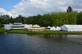 Le parc du Cours - vue de la Moselle.