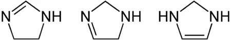 Isomères de l'imidazoline.