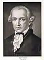 Emmanuel Kant, philosophe allemand.