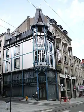 Immeuble Génin-Louisoriel, élévation, toiture