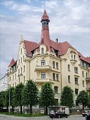 Immeuble rue Alberta à Riga, 1903