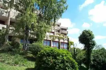 Immeubles du quartier des Hauts de Chatou,résidence de parc privé.