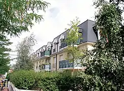 Ensemble d'habitations à loyers modérés, immeubles du quartier des Terres-Blanches.