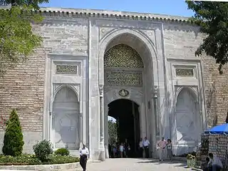 Porte impériale du palais de Topkapı.