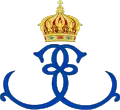 Monogramme de l'impératrice Eugénie, épouse de Napoléon III.