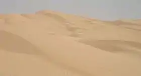 Photo de dunes de sable.