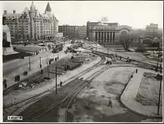 Aménagements en novembre 1938