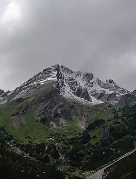 Vue du Muttekopf depuis le nord-est.