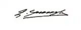 signature de Şükrü Saracoğlu