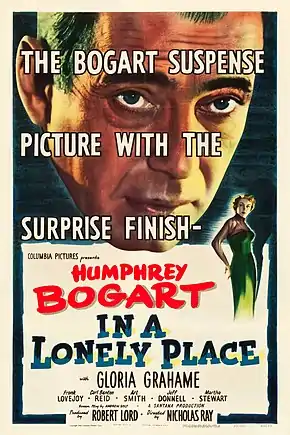 Description de l'image In a Lonely Place (1950 poster).jpg.
