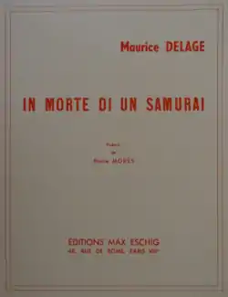 Image illustrative de l’article In morte di un samouraï