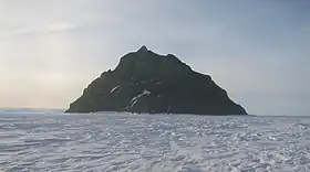 Vue de l'île Inaccessible.