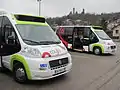 Présentation des bus Colibri, le 25 février 2012, jour de l'inauguration.