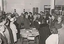 Inauguration de la bibliothèque jeunesse "L'Heure Joyeuse Clermontoise" en 1960