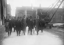 Inauguration du tunnel du Rove : Charles-Roux, Marcel Sembat (7 mai 1916).