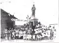 Inauguration du monument aux morts.