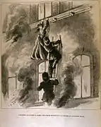 Incendie de l'hôtel Saint-James, en 1873