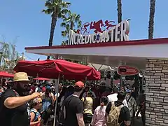 Entrée de Incredicoaster en 2018