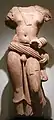 Bodhisattva. empire kouchan. Mathura, IIe siècle. Grès rose. National Museum of Victoria, Melbourne, Australie