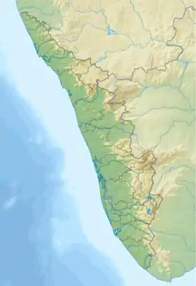 Voir sur la carte topographique du Kerala