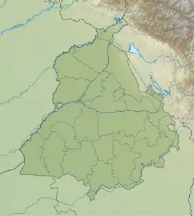 Voir sur la carte topographique du Pendjab