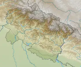 Voir sur la carte topographique de l'Uttarakhand