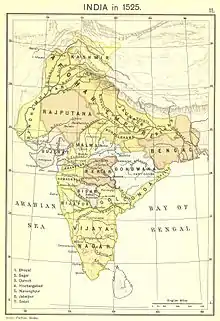 Description de l'image India in 1525 Joppen.jpg.