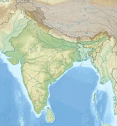 Carte des centrales nucléaires de l'Inde