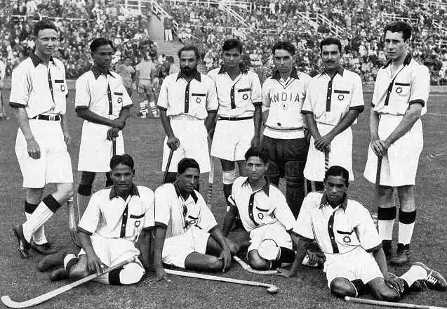 The Indian team that won the gold medal at the 1936 Olympics