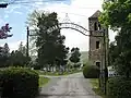 Porte d'entrée et clocher de Parsons