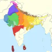 Le konkani appartient au groupe des langues indiques méridionales des langues indo-aryennes. : Marathi-Konkani