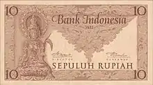 Indonesia 1952 10r o