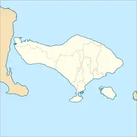 Voir sur la carte topographique de Bali