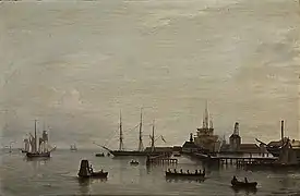 Indsejlingen til København (1838)