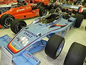 L'Eagle-Offenhauser All American Racers victorieuse de l'Indy 1975 (IMS Hall of Fame Museum).