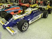La Penske-Ford Penske Racing victorieuse de l'Indy 1981 (IMS Hall of Fame Museum).