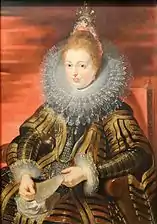 Rubens (1577-1640), Portrait de l'infante Clara Eugénie, régente des Pays-Bas, 1609.