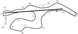 Circuit utilisé pour la plupart des compétitions.