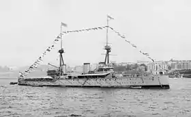 illustration de HMS Inflexible (1907)