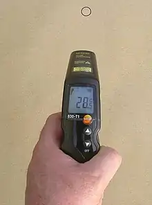 Thermomètre infrarouge.