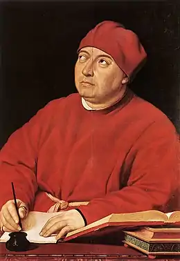 Raphaël, Portrait de Tommaso Inghirami, 1509.