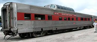 Voiture panoramique California Zephyr.