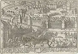 Description de l'image Inname van Lier door verraad, 1582.jpg.