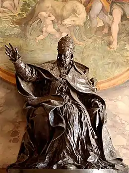 Statue du pape Innocent X.