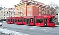 La ville promeut un réseau de tramway dense.